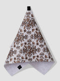 Geometry Rustic Lacy Tile Floral Bar Towel