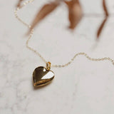 Adorn 512 14K Gold Fill Heart Locket & Chain 18" Necklace