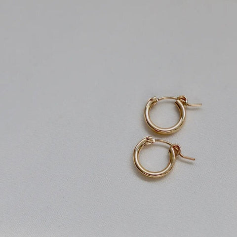 Katie Waltman Small 14K Gold-Fill Standard Hoop Earrings