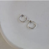 Katie Waltman Small Sterling Silver Standard Hoop Earrings