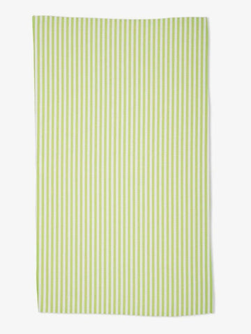 Geometry Summer Stripe Tea Towel-Green