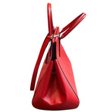 *Louis Vuitton Marly MM Coquelicot Epi Leather Dual Handal Crossbody Strap Tote Bag w/Clochette