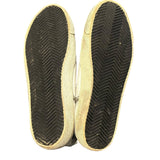 *Golden Goose Francy White Leather Gray Suede Star Lace-Up Hi-Top Sneakers w/Box, Size 40