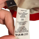 *Theory Cinched Blazer Stretch Velvet Notch Lapel Single Button Jacket, Size 8