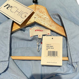 *NWT XiRENA Beau Cotton Voile Long Sleeve Button-Up Boyfriend Fit Shirt, Size XS