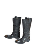 *MOMA Minsk Cusna Vintage Leather Intentionally Distressed Pull-On Tall Boot w/Box, Size 38