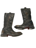 *MOMA Minsk Cusna Vintage Leather Intentionally Distressed Pull-On Tall Boot w/Box, Size 38