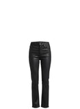 *NWT FRAME Denim Le Sleek Straight Coated Stretch Denim High-Rise Ankle Jeans, Size 30(10)
