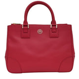 *Tory Burch Robinson Double Zip East West Large Pebbled Leather Shoulder Bag Tote