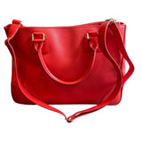 *Tory Burch Robinson Double Zip East West Large Pebbled Leather Shoulder Bag Tote
