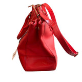 *Tory Burch Robinson Double Zip East West Large Pebbled Leather Shoulder Bag Tote