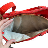 *Tory Burch Robinson Double Zip East West Large Pebbled Leather Shoulder Bag Tote