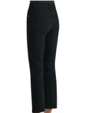 *Khaite Vivian Intentionally Distressed High-Rise Flared Leg Cropped Jeans, Size 27 (4)