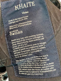 *Khaite Vivian Intentionally Distressed High-Rise Flared Leg Cropped Jeans, Size 27 (4)