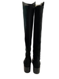 *NIB Stuart Weitzman Reserve Bold Almond Toe Stacked Heel Over-the-Knee Boots, Size 9.5