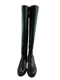 *NIB Stuart Weitzman Reserve Bold Almond Toe Stacked Heel Over-the-Knee Boots, Size 9.5