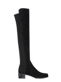 *NIB Stuart Weitzman Reserve Bold Almond Toe Stacked Heel Over-the-Knee Boots, Size 9.5
