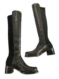 *NIB Stuart Weitzman Reserve Bold Almond Toe Stacked Heel Over-the-Knee Boots, Size 9.5