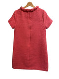 *Tuckernuck Tweed Jackie Boucle Cap Sleeve Braided High Neck Mini Shift Dress, Size S