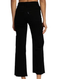 *NWT ASKK NY Slim Crop High-Rise Wide Leg Raw Hem Cropped Jeans, Size 26 (2)