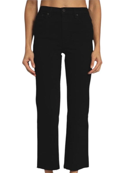 *NWT ASKK NY Slim Crop High-Rise Wide Leg Raw Hem Cropped Jeans, Size 26 (2)