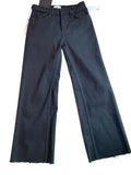 *NWT ASKK NY Slim Crop High-Rise Wide Leg Raw Hem Cropped Jeans, Size 26 (2)