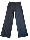 *NWT ASKK NY Slim Crop High-Rise Wide Leg Raw Hem Cropped Jeans, Size 26 (2)