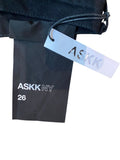 *NWT ASKK NY Slim Crop High-Rise Wide Leg Raw Hem Cropped Jeans, Size 26 (2)