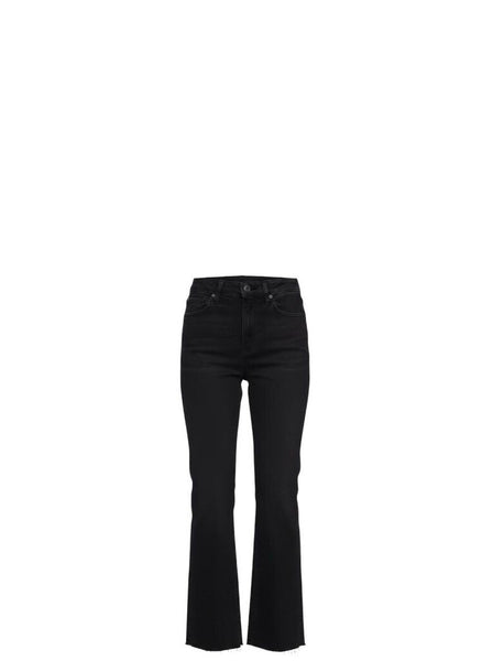 *NWT ASKK NY Slim Crop High-Rise Wide Leg Raw Hem Cropped Jeans, Size 26 (2)
