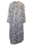 *Frank & Eileen Rory Linen Floral Long Sleeve Button Up Maxi Shirt Dress, Size XS