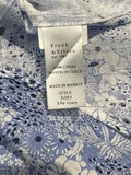 *Frank & Eileen Rory Linen Floral Long Sleeve Button Up Maxi Shirt Dress, Size XS