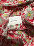*Poupette St. Barth Bella Floral Ruffle Off Shoulder Belted Midi Dress, Size XS