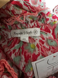 *Poupette St. Barth Bella Floral Ruffle Off Shoulder Belted Midi Dress, Size XS