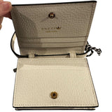 *Gucci x Adidas Horsebit Shoulder Wallet Pebbled Leather Removable Strap Crossbody Bag