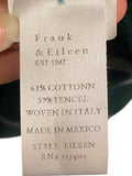 *Frank & Eileen Eileen Fit Cotton Flannel Plaid Long Sleeve Collared V-Neck Button-Up Shirt, Size M