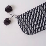 Graymarket Design Pontis Navy Block Print Makeup Pouch