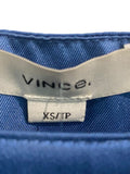 *Vince Pleated Satin Scoop Cami Tie Waist Midi Dress, Size XS