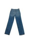 *NWT Veronica Beard Leah Stretch Cotton Denim Mid-Rise Straight Leg Ankle Jeans, Size 24 (00)
