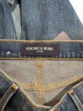 *NWT Veronica Beard Leah Stretch Cotton Denim Mid-Rise Straight Leg Ankle Jeans, Size 24 (00)