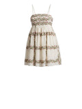 *NWT Samant Chauhan x Anthropologie Cotton Embroidered Floral Cami Mini Dress, Size M