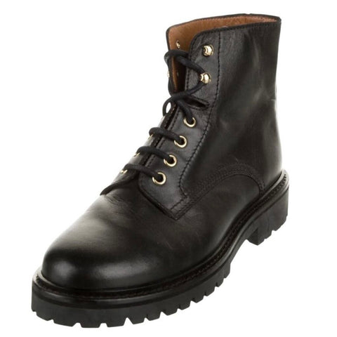 *Isabel Marant Rangers Campee Leather Lace-Up Lug Sole Hiking Boot w/ Box, Size 38