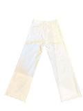 *Slvrlake Grace Crop Denim High Rise Wide Leg Raw Hem Jeans, Size 27(4)