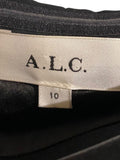 *A.L.C. Elizabeth Crepe Strapless Inner Corset Column Midi Dress, Size 10