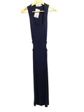 *Jonathan Simkhai Melly Ribbed Jersey Sleeveless Scoop Neck Cut-Out Waist Midi Dress, Size S