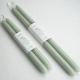 Mo&Co Home 100% Beeswax Dipped 10" Taper Candles-Eucalyptus