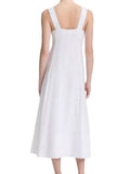 *Vince Stretch Linen Sleeveless Cami Midi Dress, Size S