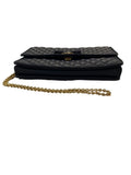 *Salvatore Ferragamo Ginny Quilted Leather Vara Bow Logo Chain Strap Crossbody Bag