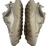 *Stuart Weitzman SW1 Leather & Mesh Bungee Lace-Up Low-Top Athletic Sneakers, Size 8.5