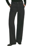 *Favorite Daughter The Taylor Denim Faux Leather Trim Wide Leg Trousers Pants, Size 29 (8)