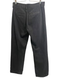 *Favorite Daughter The Taylor Denim Faux Leather Trim Wide Leg Trousers Pants, Size 29 (8)